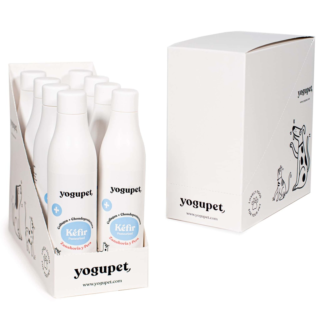 Yogupet Kéfir Zanahoria y Pera 200ml