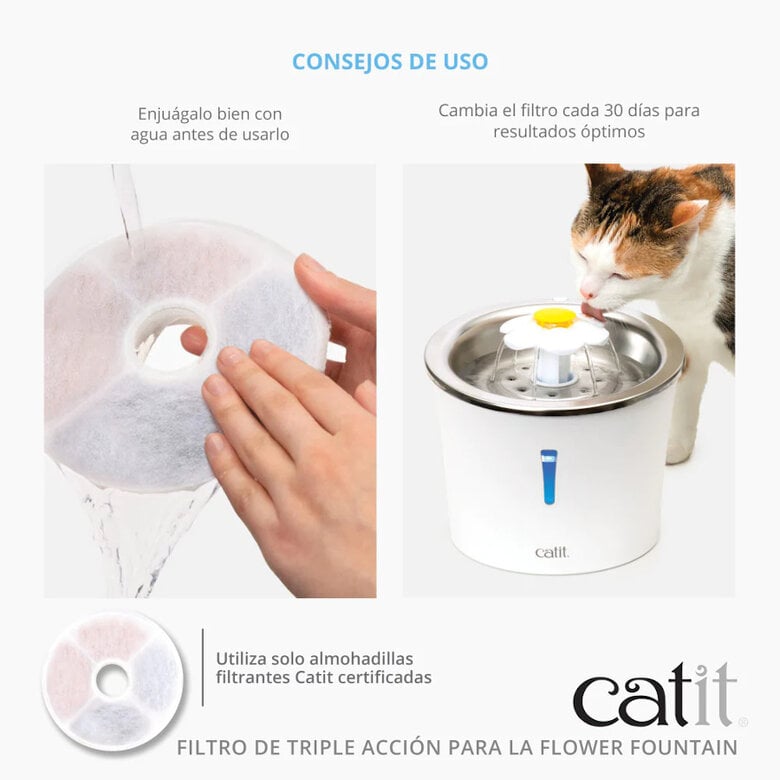 Catit filtro para fuentes Flower Fountain