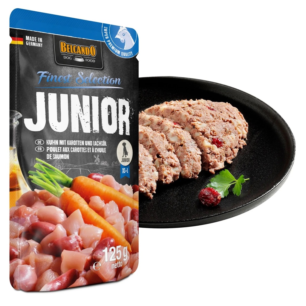 Belcando Junior pollo con zanahorias 125gr.