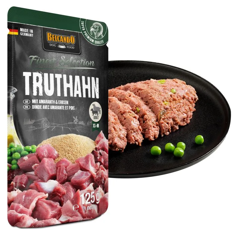 Belcando Pavo amaranto y guisantes 125gr