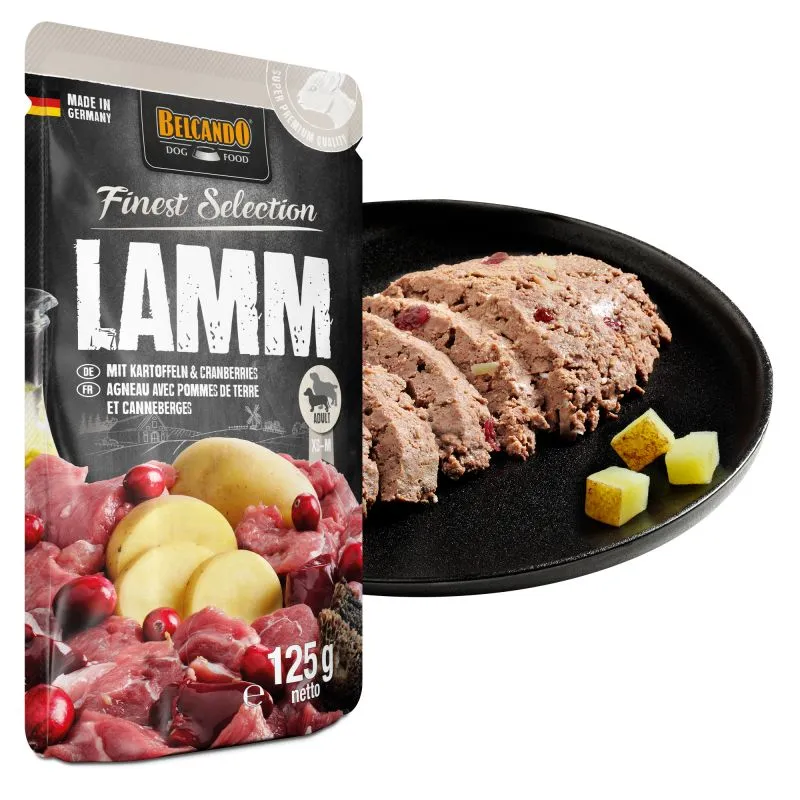 Belcando Cordero con Patatas y Arándanos 125gr