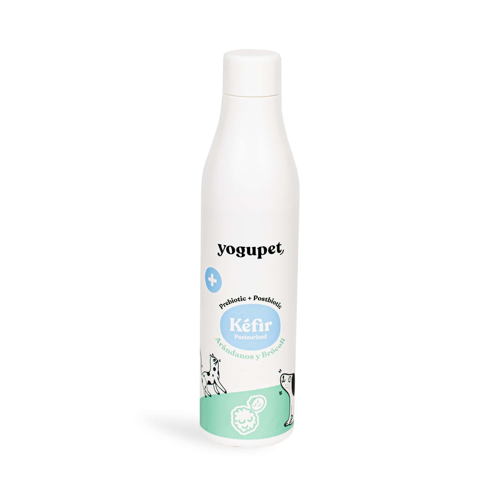 Yogupet Kefir blueberries and broccoli 200 ml.