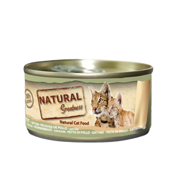 Natural Greatness Pechuga de Pollo Gatitos y Adulto 70gr