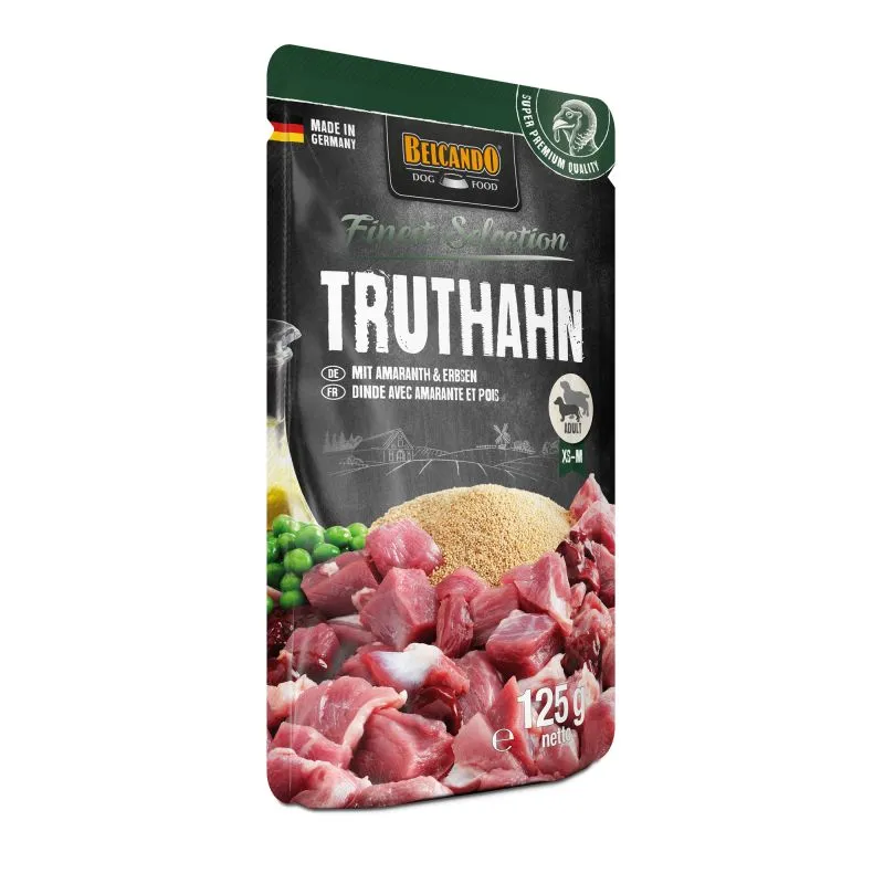 Belcando Pavo amaranto y guisantes 125gr