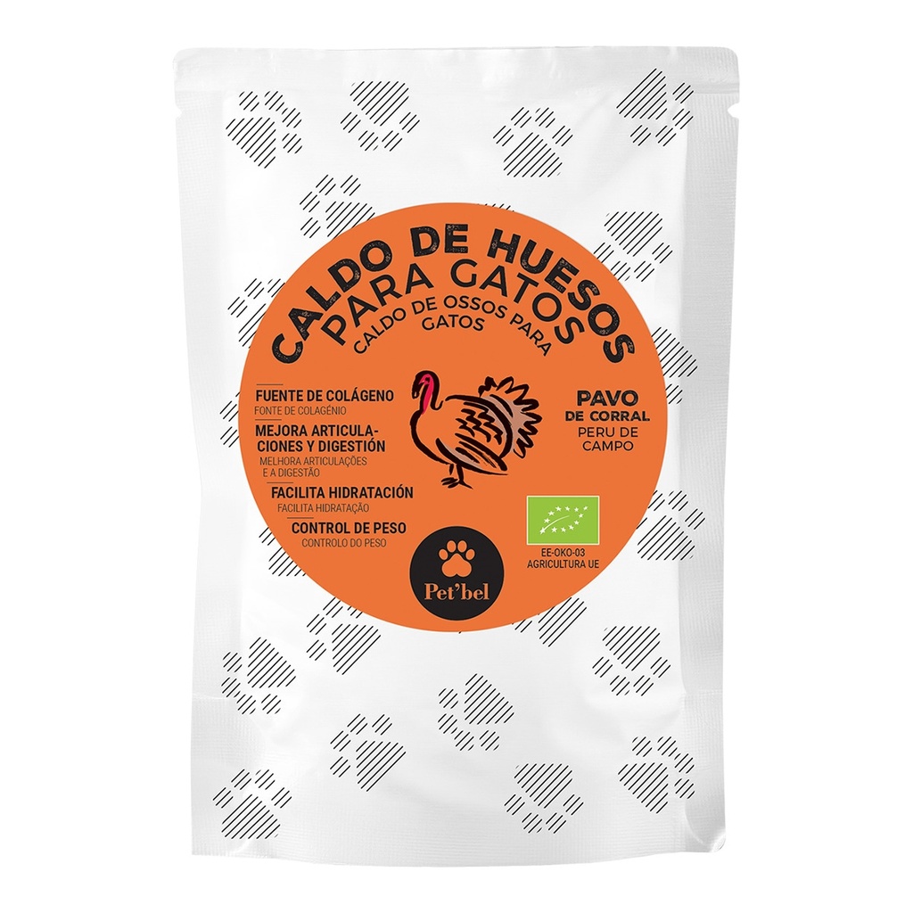 ECO Caldo de huesos pavo gato 100ml / Pet Bel