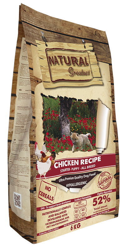Natural Greatness Receta de Pollo para Cachorros