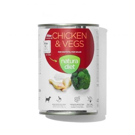 Lata paté pollo y verduras 400g / Natura Diet