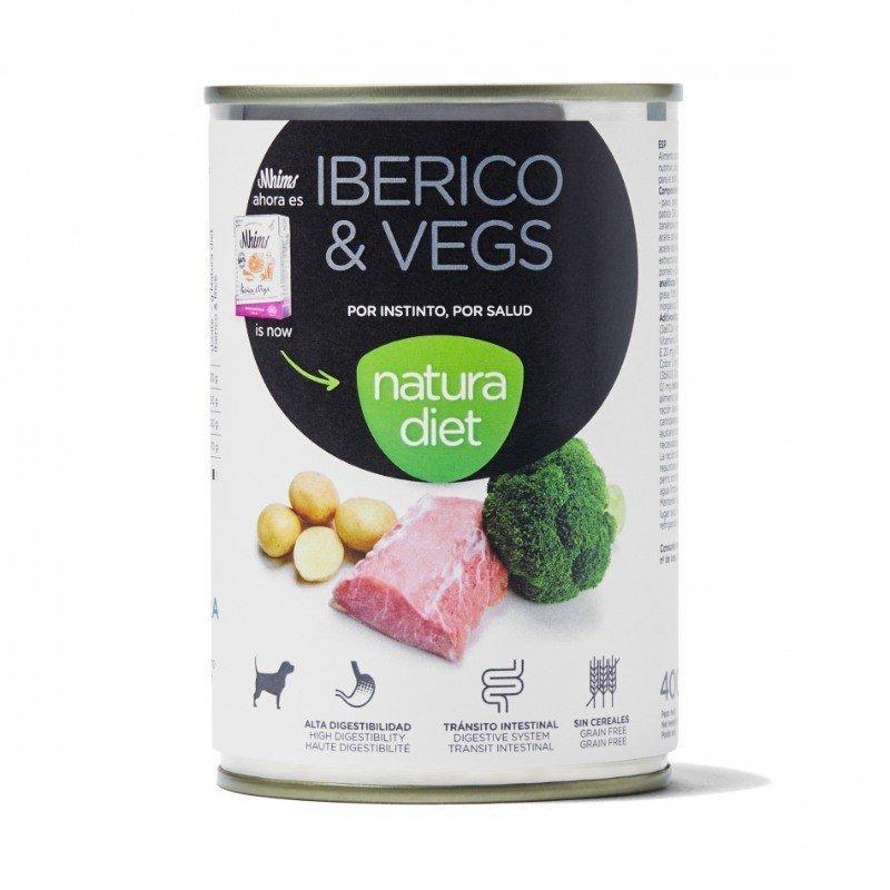 Lata paté ibérico y verduras 400g / Natura Diet