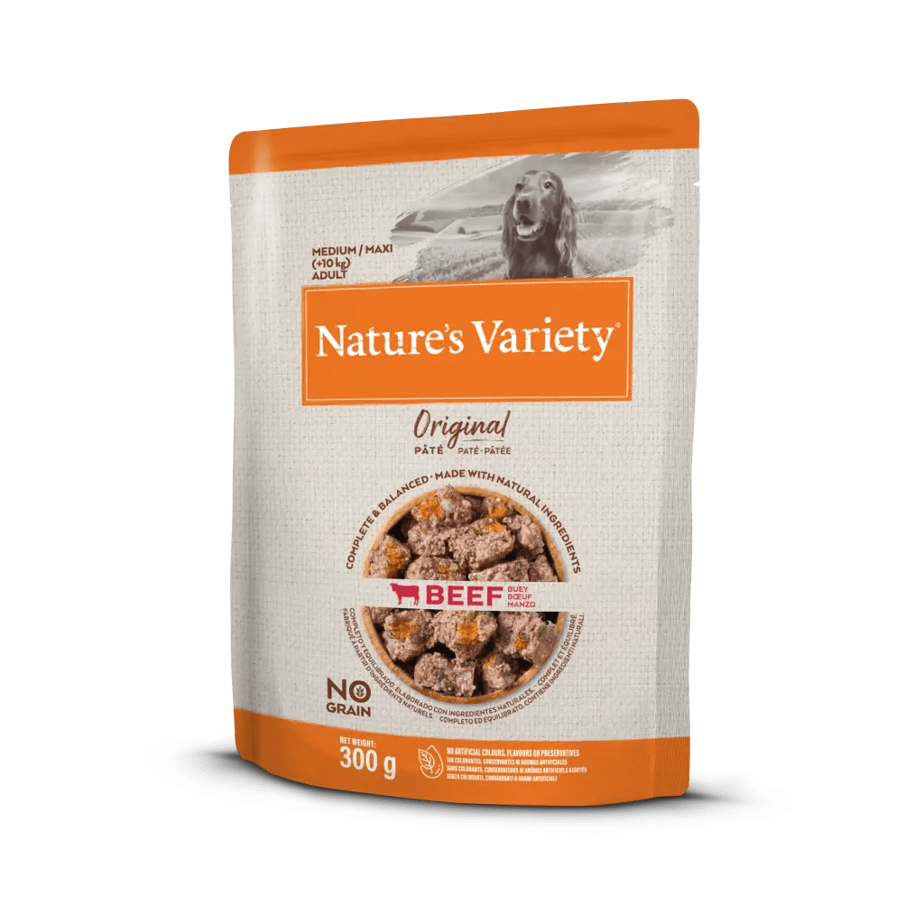 Nature's Variety Paté Original Medium/Maxi Adult Beef 300gr.