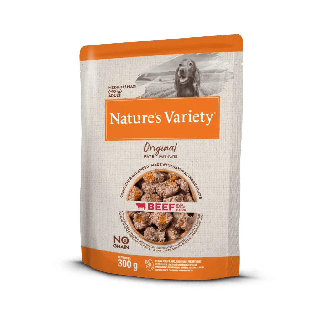 Nature's Variety Paté Original Medium/Maxi Adult Buey 300gr.