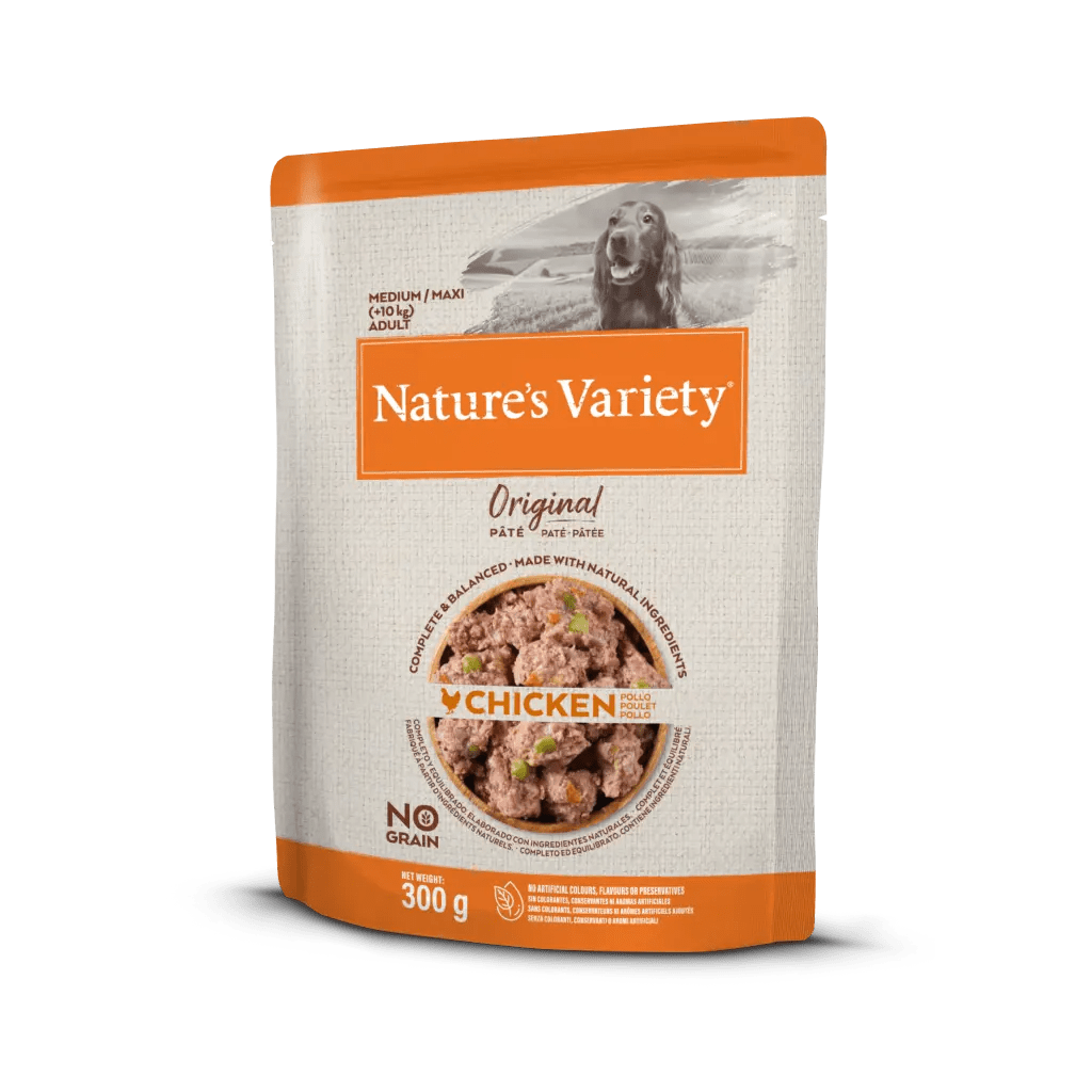 Nature's Variety Paté Original Medium/Maxi Adult Chicken 300gr.