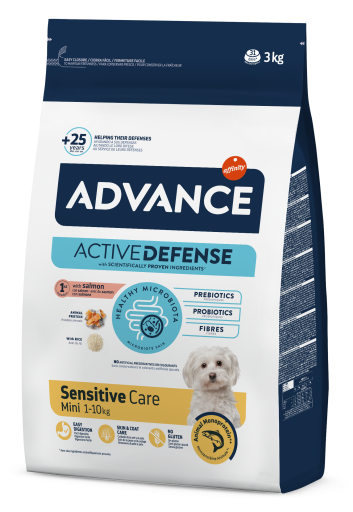 Advance Active Defense Mini Sensitive Salmón