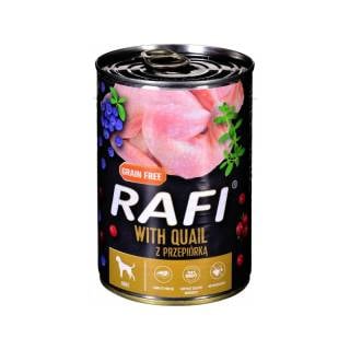 RAFI dog codorniz y arandanos 400gr.