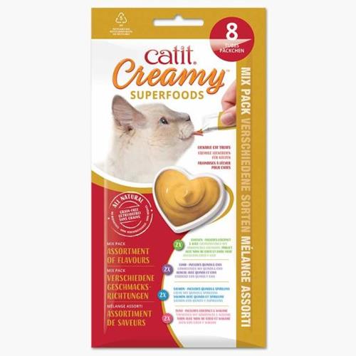 Catit Creamy Superfood Multipack, 8x10g