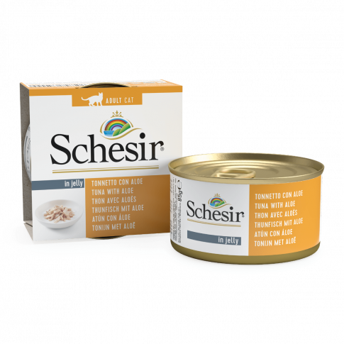 Schesir gato atún con aloe 85gr.