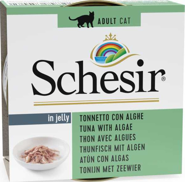 Lata gato atún con algas 85gr / Schesir