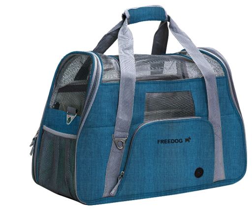 Transportin Crossworld Blue / Freedog