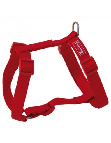 Arnés basic nylon rojo / Freedog