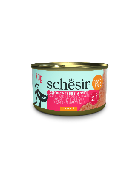 Schesir cat grill lata pate sard salsa bogavante 70g