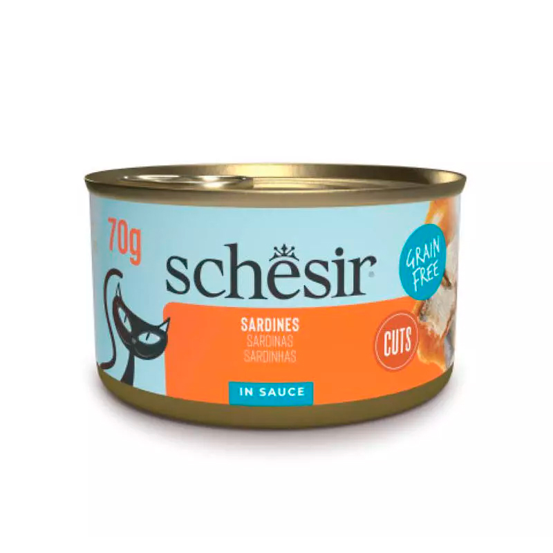 Schesir cat grill lata filete sardinas 70g