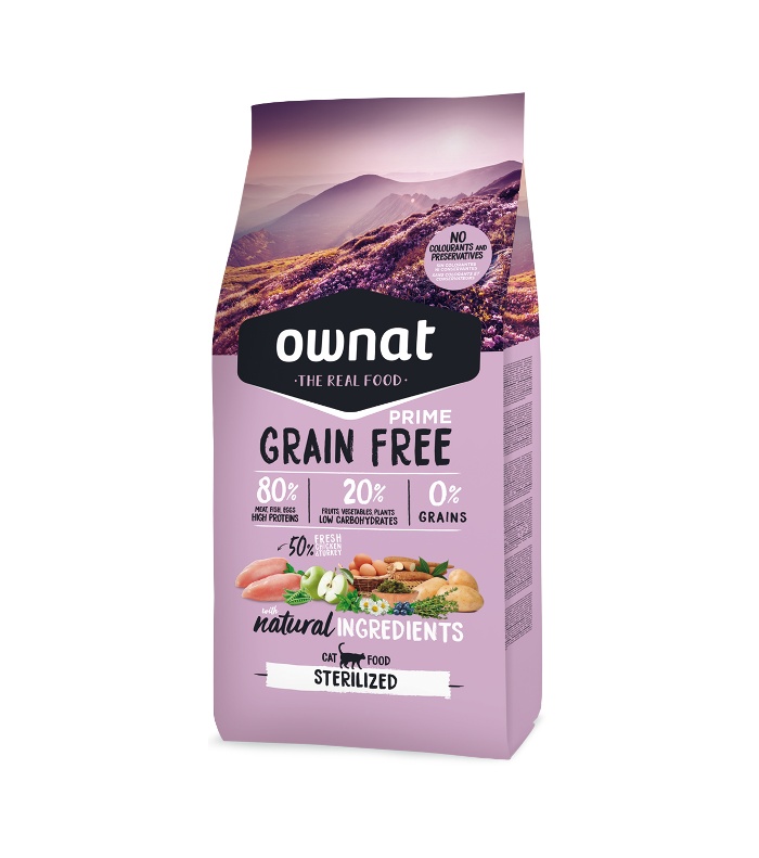 Ownat grain free prime sterilized gato