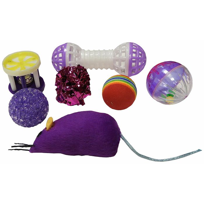 Jug, gato ball y mice value pack 7 pcs / Pawise