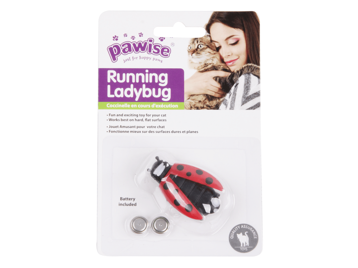 Pawise juguete running ladybug