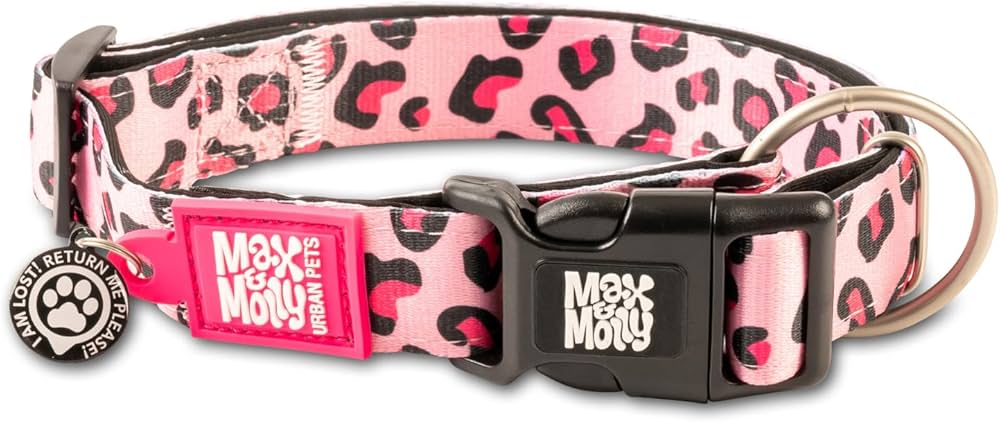 Collar Leopardo rosa / Max&Molly