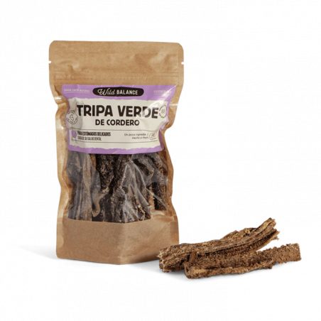 Tripa Verde Cordero 80gr / Wild balance