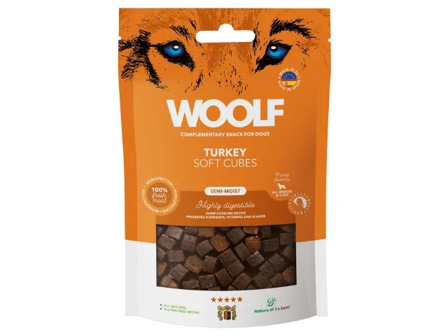 Woolf turkey soft cubes 110gr