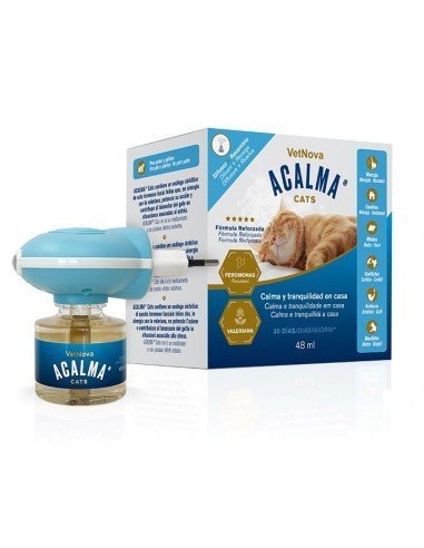 VetNova Acalma gatos difusor  + recambio. 48ml