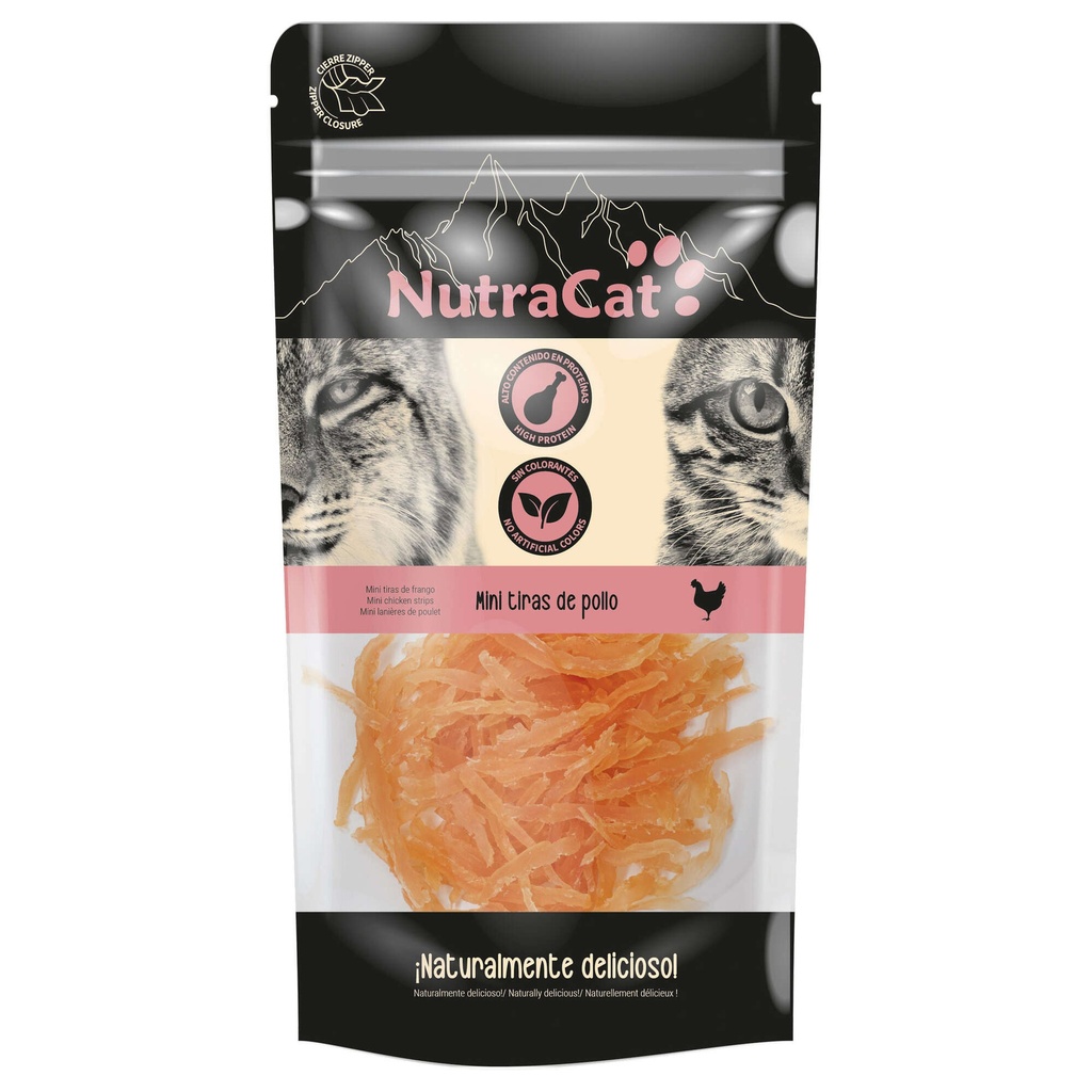NutraCat Mini tiras de pollo 30g