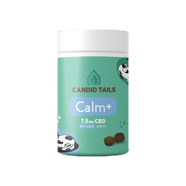 Calm+ Snacks perros CBD natural 15mg. 60 snacks 