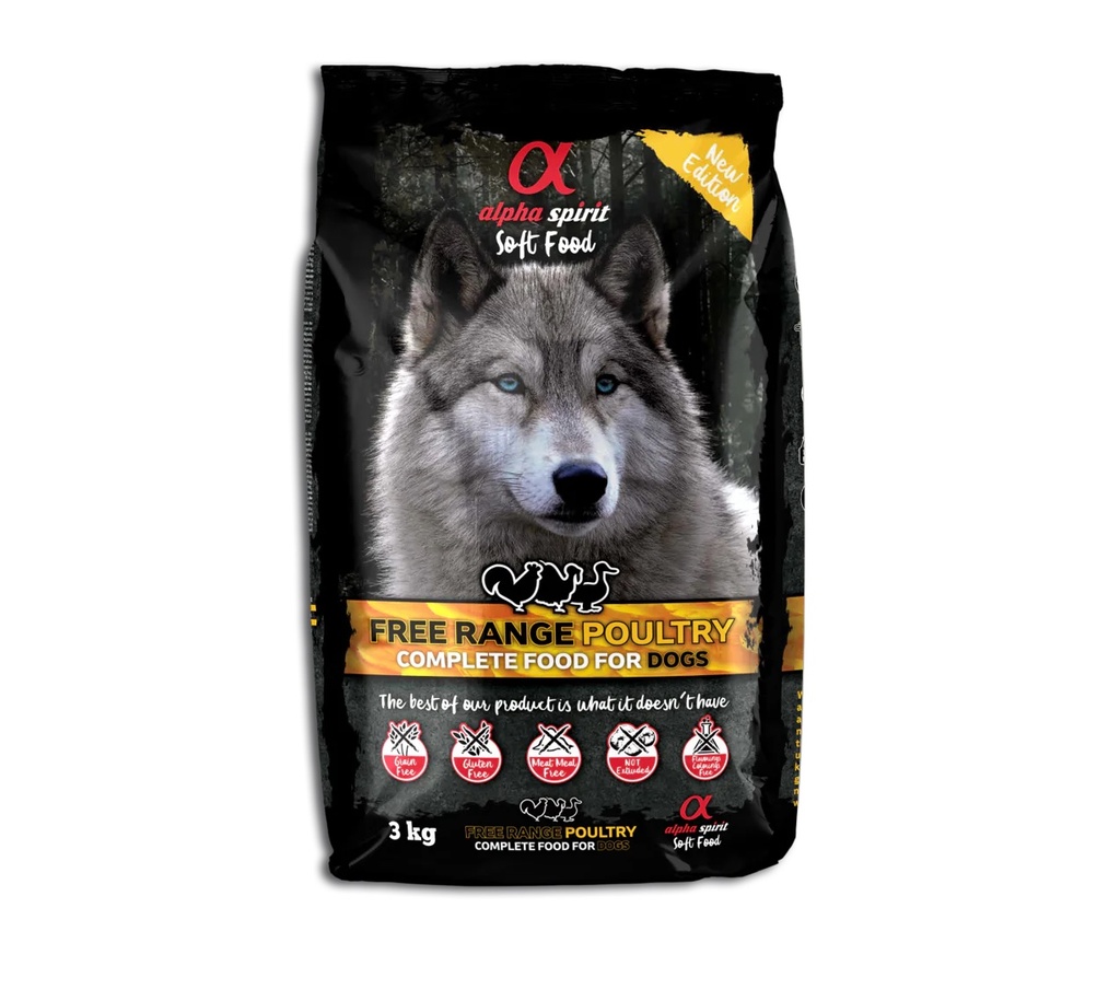 Alpha Spirit Semihúmedo Avees de corral 3kg