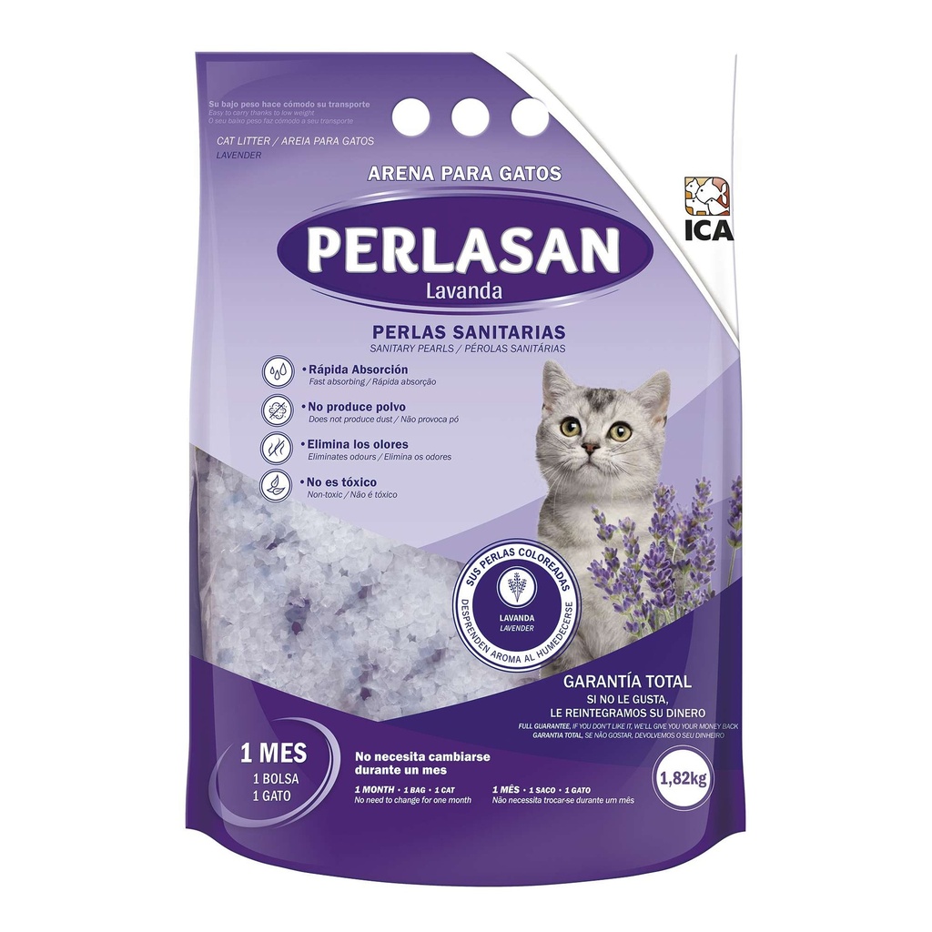 Perlasan para Gatos Lavanda 1,82kg