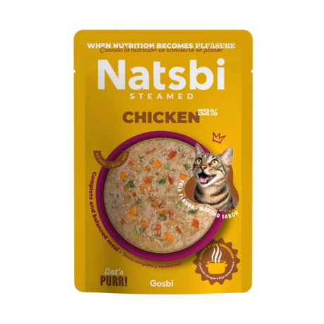 Natsbi Cat Steamed Chicken 80g