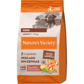 Nature's Variety No grain Dog Adult Mini Salmón 3Kg