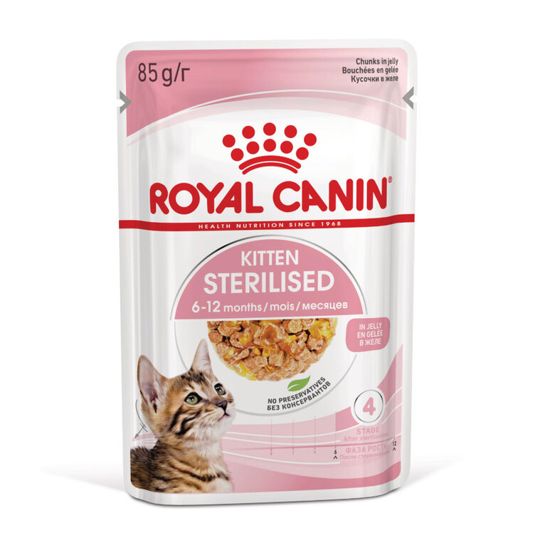 Royal Canin Kitten Sterilised Sobres en Gelatina para Gatitos 6-12 meses 85 gr.