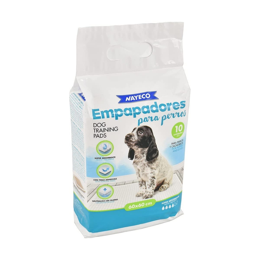 Empapadores con carbón 60x60cm 30Uds / Nayeco