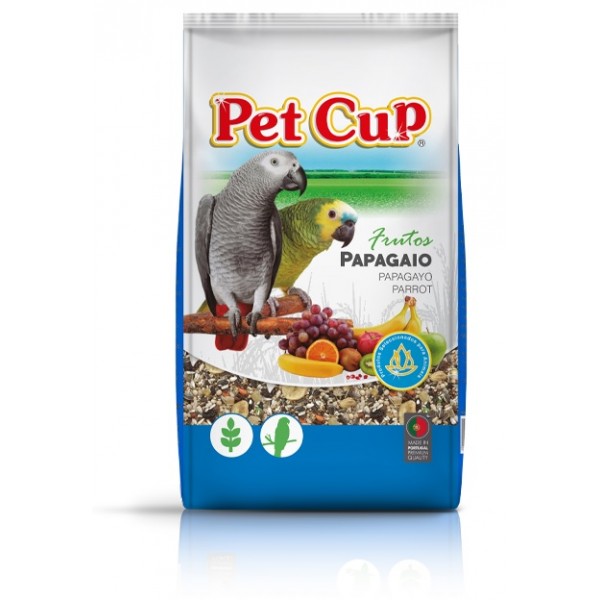 Papagayo frutos 3kg / Pet Cup