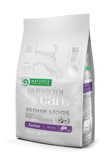 White Dogs Junior (salmón) 1,5kg  / Nature's Protection