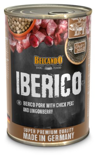 Lata ibérico,garbanzos y arándanos 400gr / Belcando