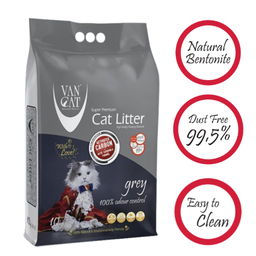 Activated charcoal cat litter / VanCat