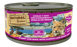 Natural Greatness Conejo y pato para Gatos 185gr