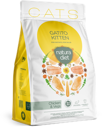 Natura Diet Pienso de Pollo y Vegetales para Gatitos / Kitten