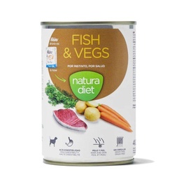 [ND10301] Lata paté pescado y verduras 400g / Natura Diet
