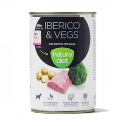 [ND10302] Can Iberian pate and vegetables 400g / Natura Diet