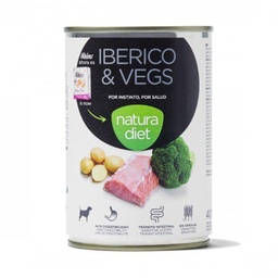 [ND10302] Natura Diet Ibérico y Verduras para Perros 400g