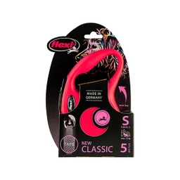 Flexi New Classic Cinta 5m Rojo