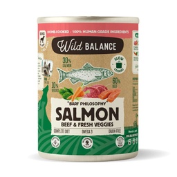 Wild Balance BARF cocinado salmón y ternera 400g